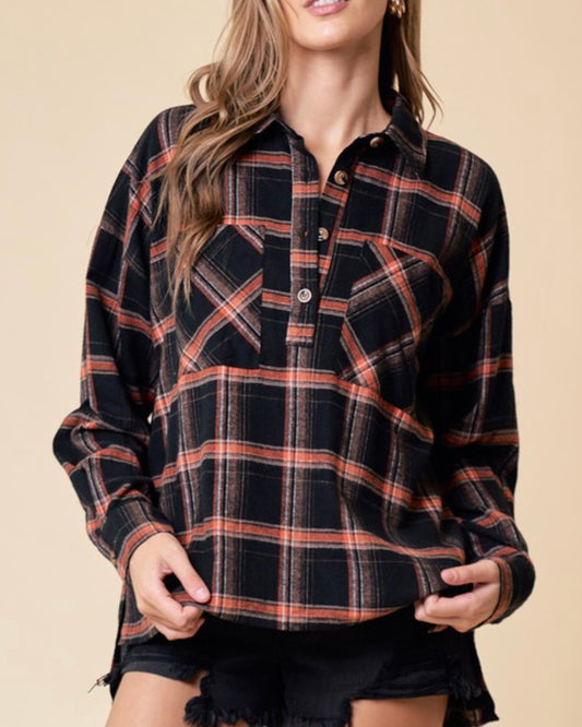 Black Plaid Flannel