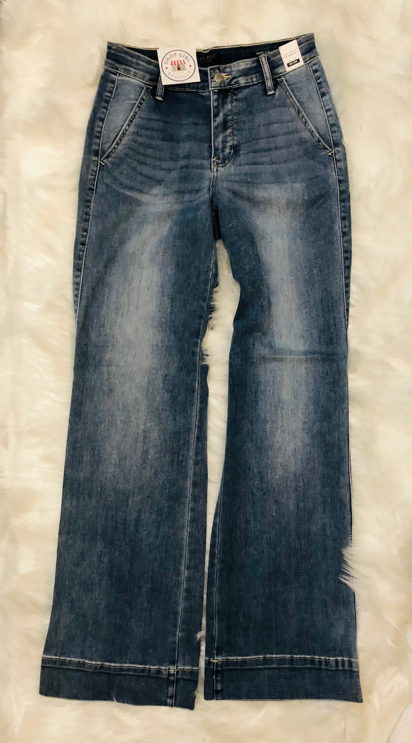 Judy Blue Wide Hem & Leg Jeans