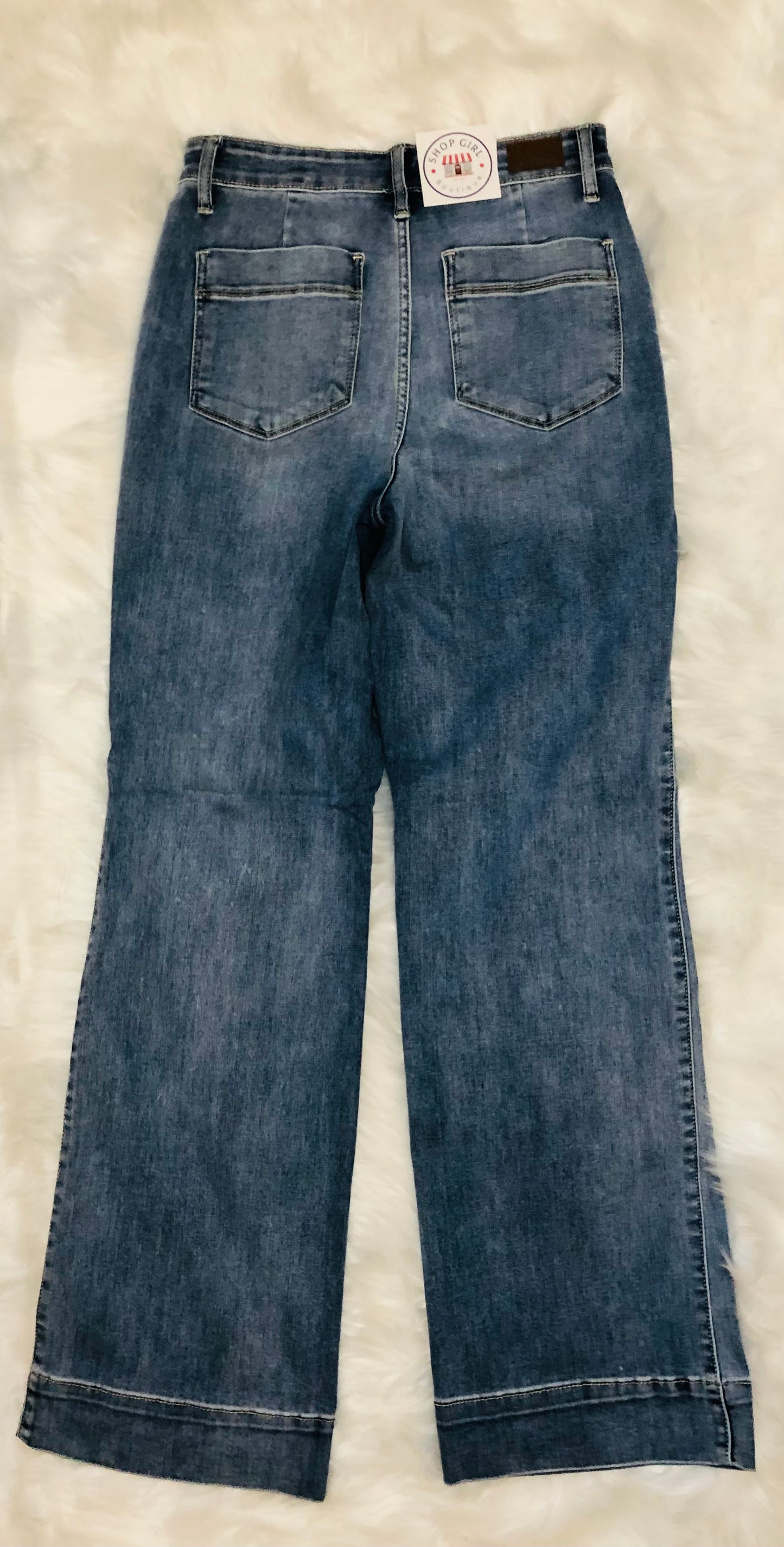 Judy Blue Wide Hem & Leg Jeans