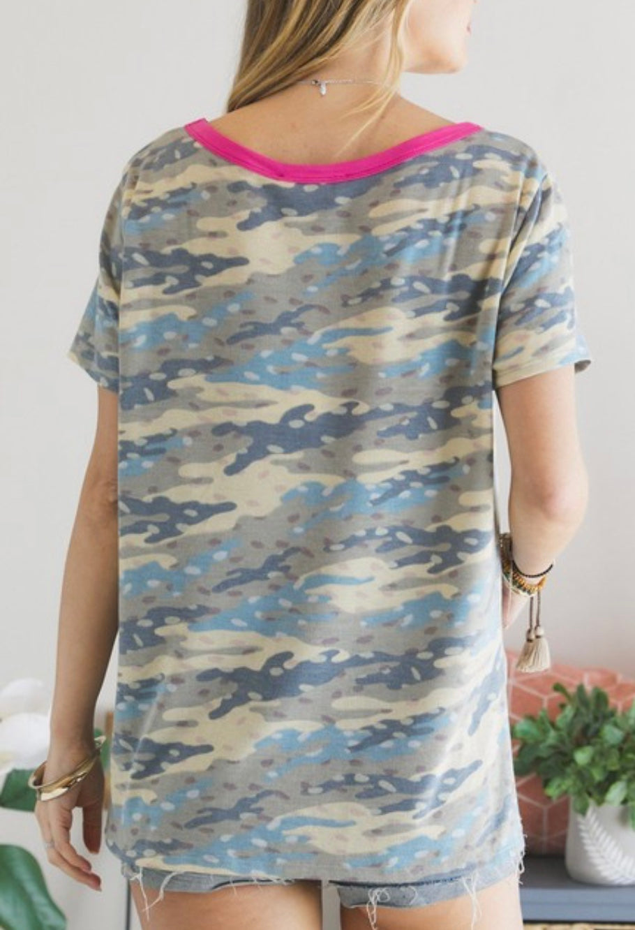 Denim Camo T-shirt