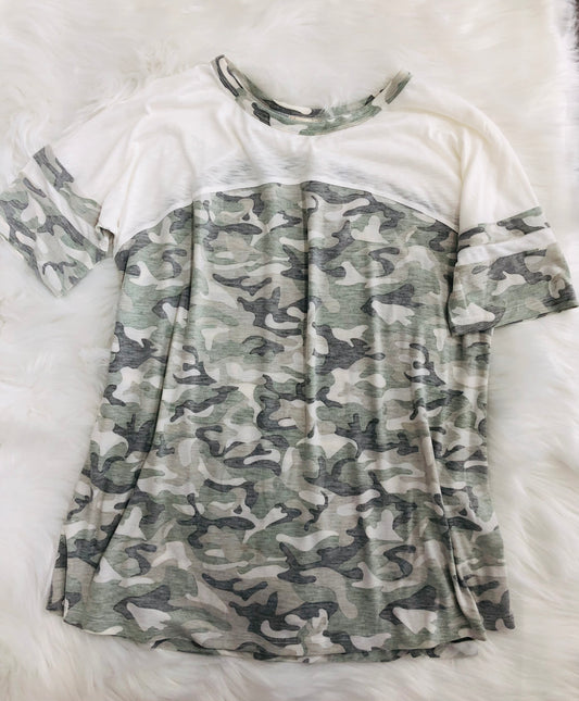 Camo Baseball T-Shirt